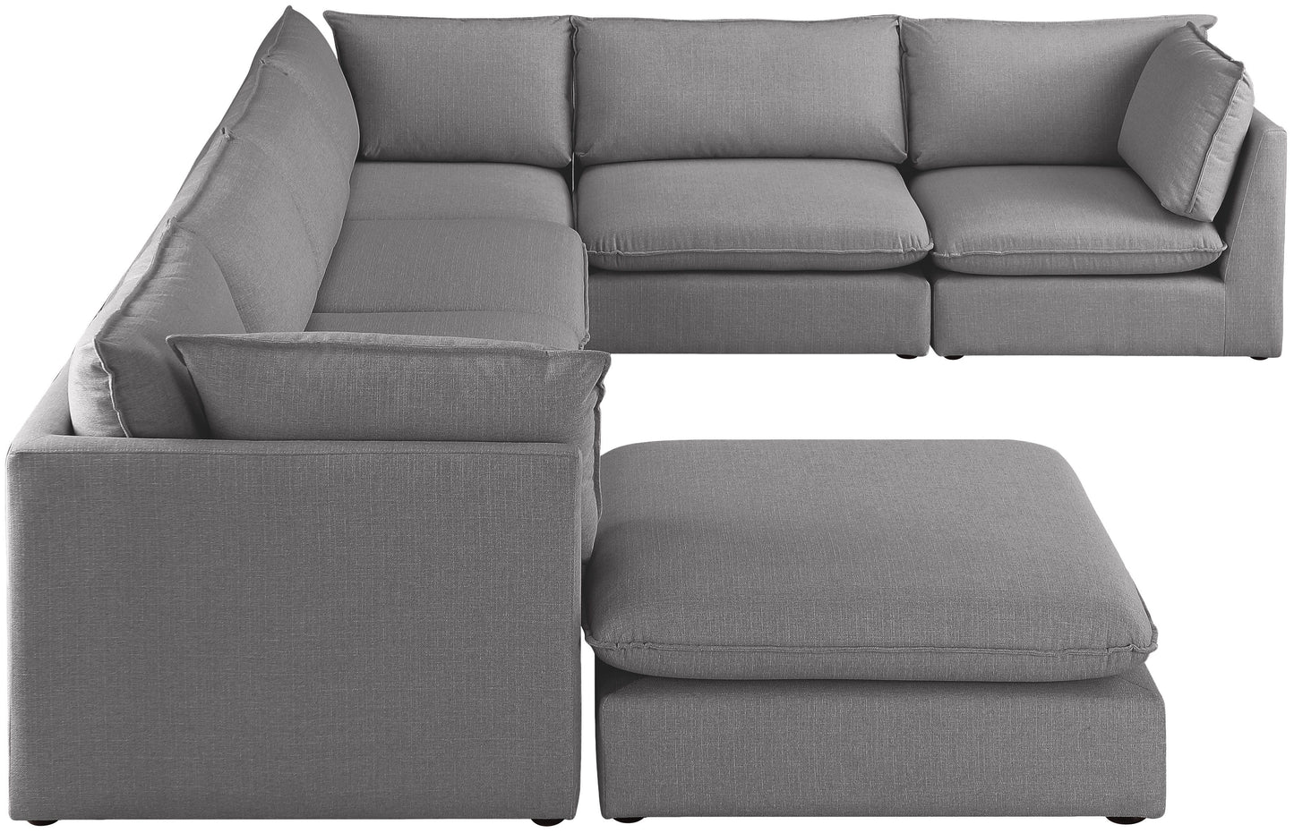 Mackenzie - Modular Sectional 7 Piece - Gray