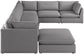 Mackenzie - Modular Sectional 7 Piece - Gray