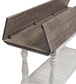 Havalance - Gray / White - Flip Top Sofa Table