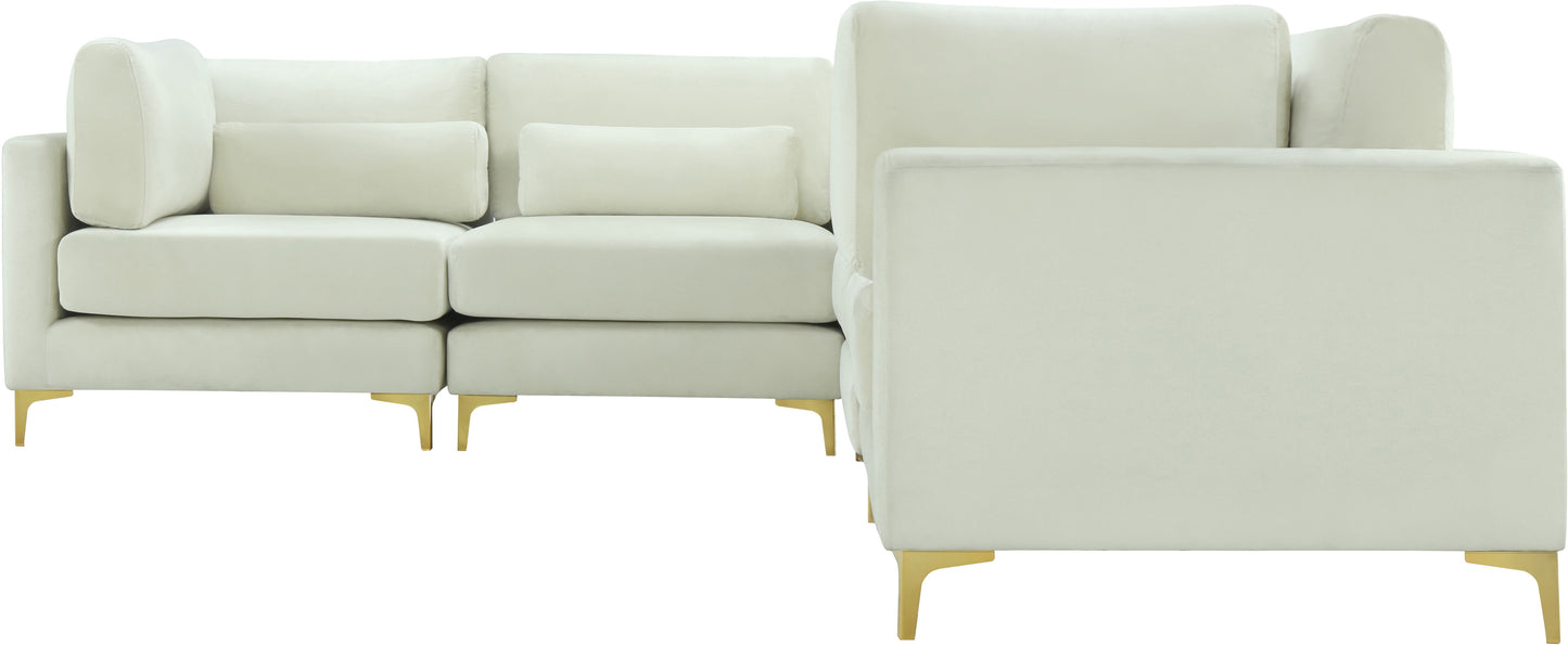 Julia - Modular Sectional - Cream - Fabric