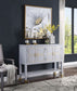 House - Marchese Server - Pearl Gray Finish