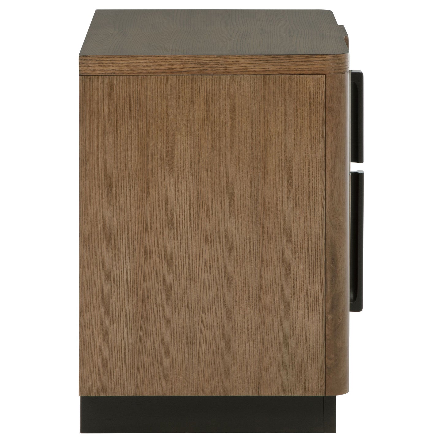 Terrace - 2-Drawer Nightstand Bedside Table - Ash Brown