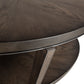 Penton - Oval Cocktail Table - Dark Brown