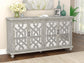 Melanie - 4-Door Accent Cabinet - Antique White