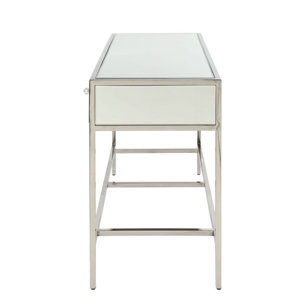 Weigela - Accent Table - Mirrored & Chrome