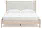 Cadmori - Upholstered Panel Bed