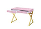 Coleen - Desk - Pink & Gold Finish