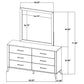 Kaywood - 6-Drawer Dresser And Mirror - Natural Pine