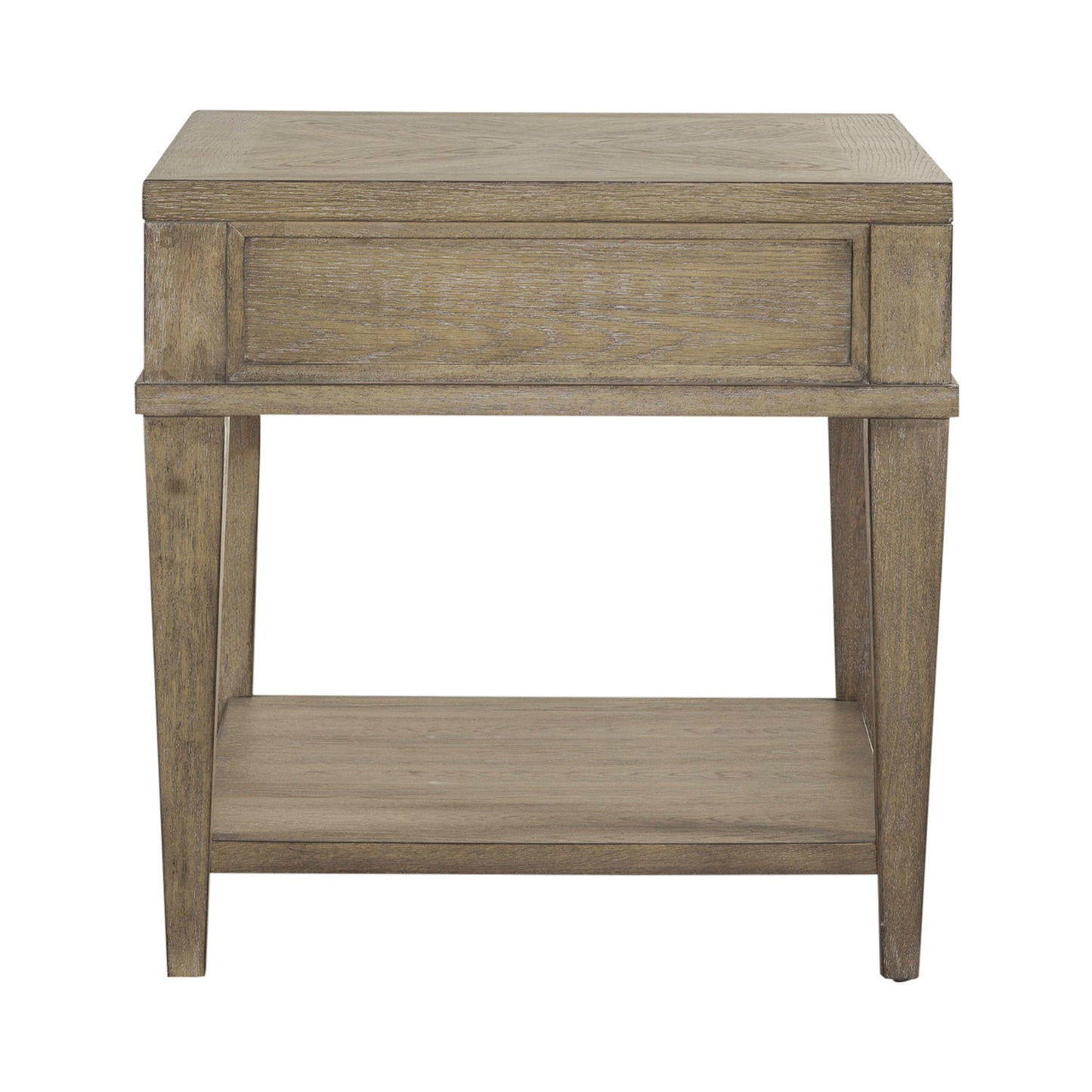 Devonshire - Drawer End Table - Weathered Sandstone