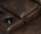 Brunson - 3 Piece Upholstered Reclining Sectional Sofa - Brown