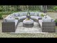 Harbor Court - Gray - 9-Piece Outdoor Sectional