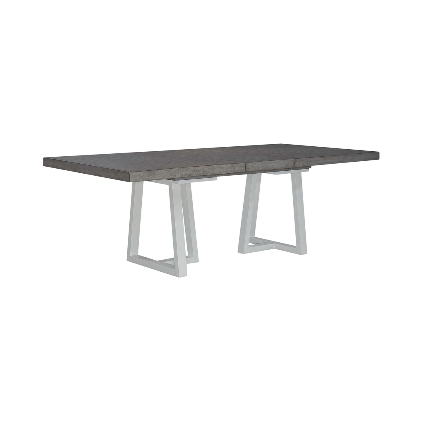 Palmetto Heights - Alternate 7 Piece Double Pedestal Table Set - Dark Gray