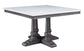 Yabeina - Dining Table - Marble Top & Gray Oak Finish - 30"