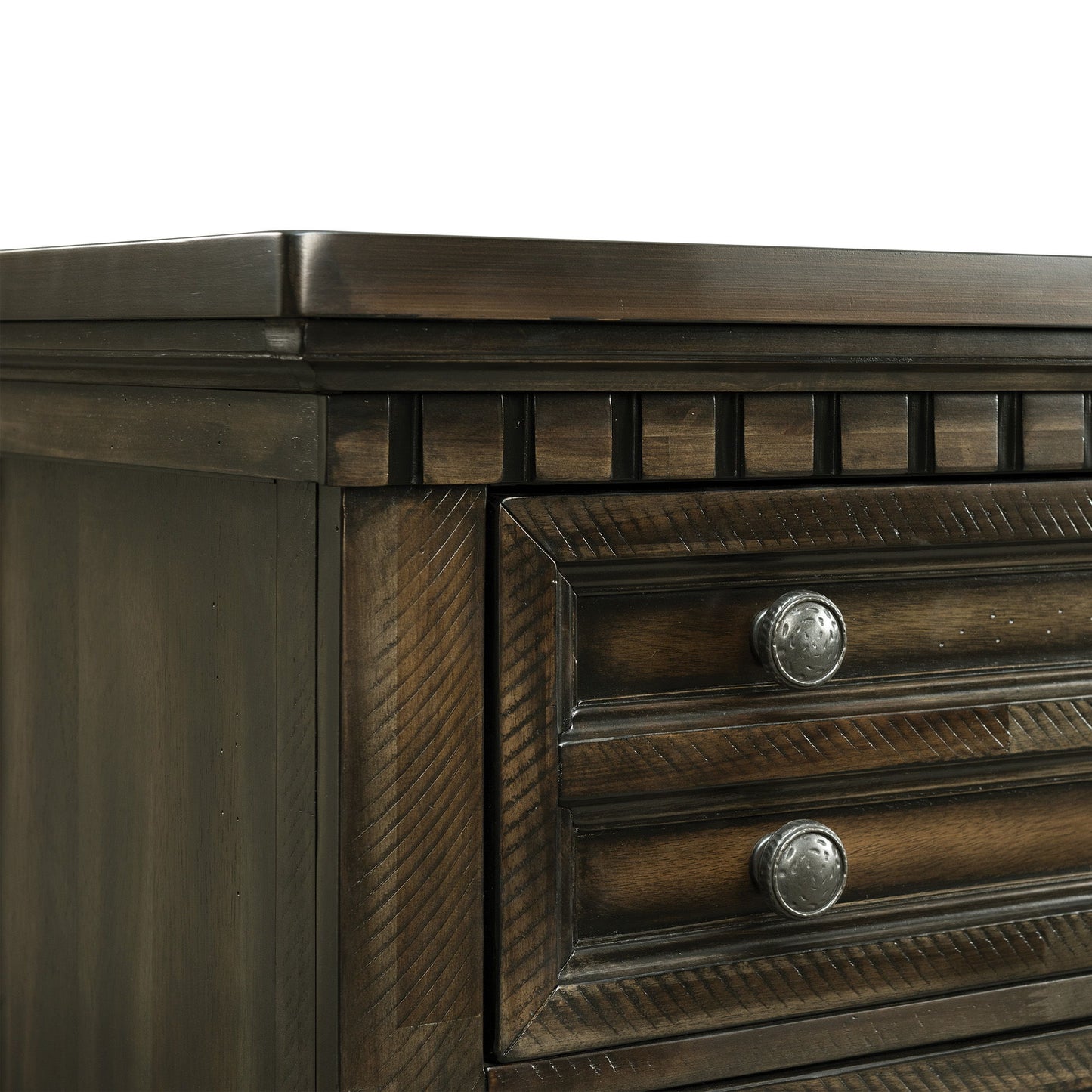 Mccabe - 2-Drawer Nightstand - Smokey Walnut Finish