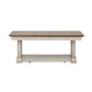 Farmhouse Reimagined - Rectangular Cocktail Table - White