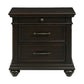 Slater - 3-Drawer Nightstand With Usb Ports