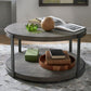 Modern View - Round Cocktail Table - Dark Gray