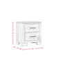 Millers Cove - 2-Drawer Nightstand - Distressed Gray