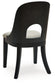 Rowanbeck - Gray / Black - Dining Upholstered Side Chair (Set of 2)
