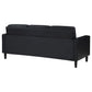 Ruth - Upholstered Track Arm Faux Leather Sofa