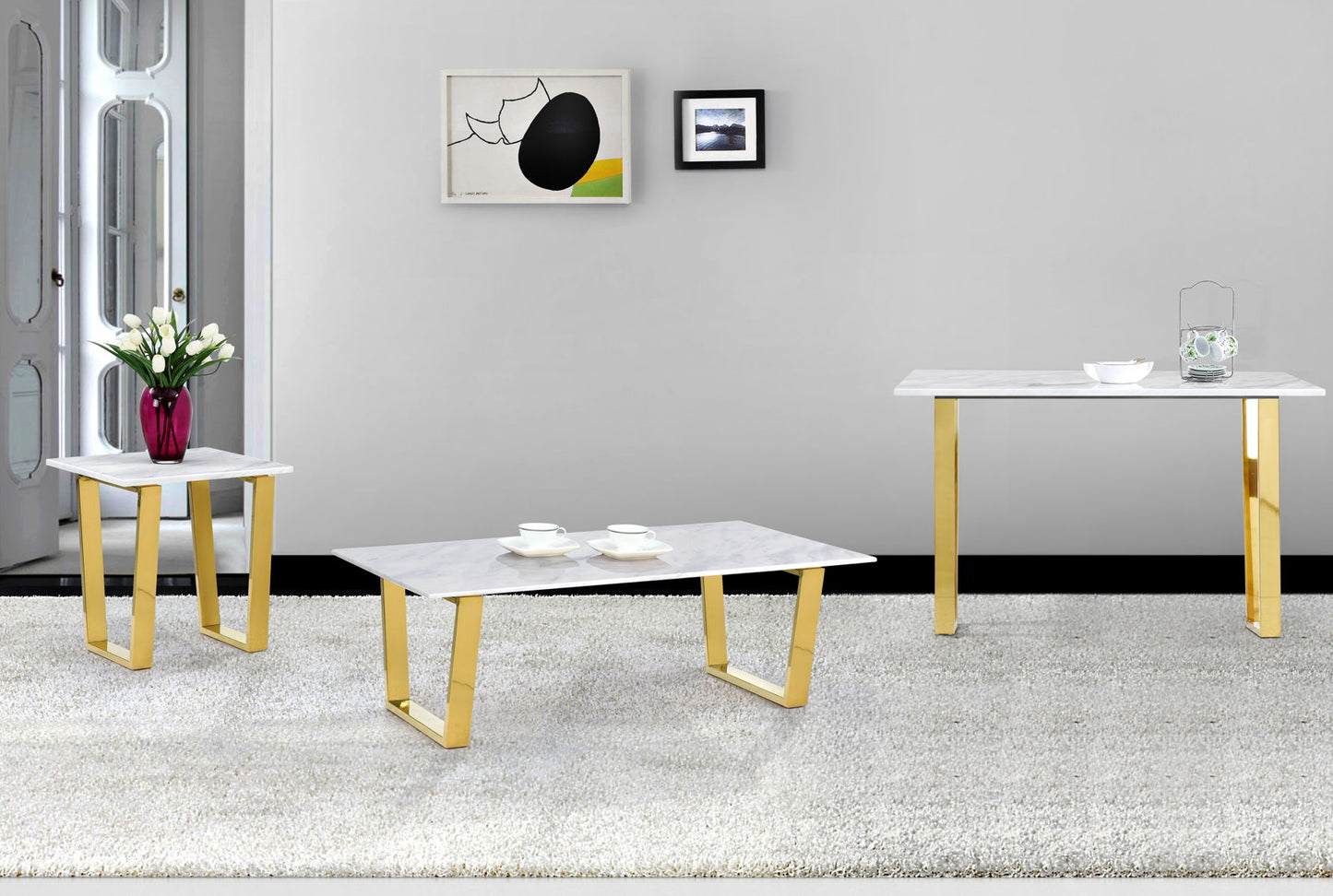 Cameron - Coffee Table - Gold