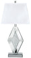 Prunella - Silver Finish - Mirror Table Lamp