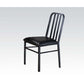 Jodie - Side Chair (Set of 2) - Black PU & Antique Black
