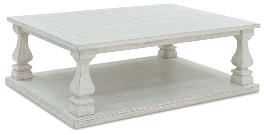 Arlendyne - Antique White - Rectangular Cocktail Table