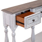 Magnolia Manor - 3 Drawer Hall Console Table - White