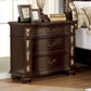 Theodor - Nightstand With USB Plug - Brown Cherry