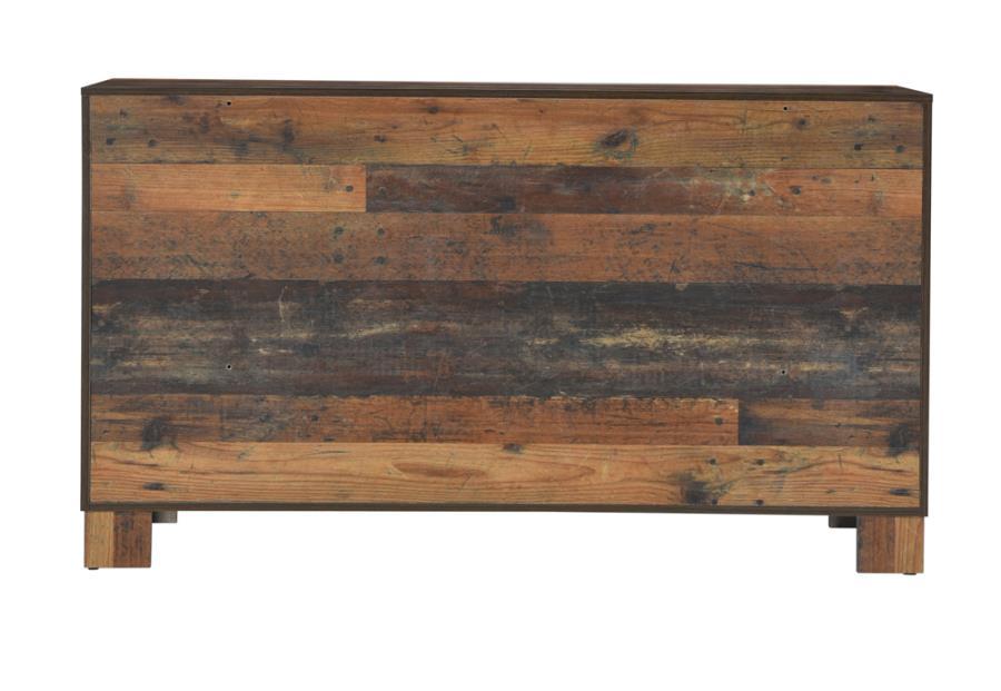 Sidney - 6-Drawer Dresser - Rustic Pine