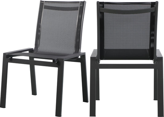 Nizuc - Outdoor Patio Dining Chair (Set of 2) - Black