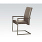 Lazarus - Chair (Set of 2) - Vintage Gray PU & Antique Silver