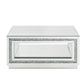 Noralie - Coffee Table - Mirrored & Faux Diamonds - 18"