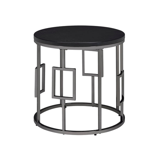 Ester - Round End Table - Chrome