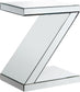 Zee - End Table - Pearl Silver