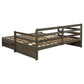 Sorrento - 2-Drawer Twin Long Daybed With Extension Trundle - Gray