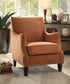 Sinai - Accent Chair - Orange Fabric