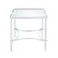 Petunia - End Table - Chrome & Mirror