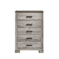 Millers Cove - 5-Drawer Chest - Distressed Gray