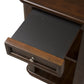 Wallace - Chair Side Table - Dark Brown