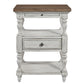 Farmhouse Reimagined - 1 Drawer Nightstand - White