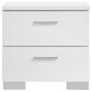 Felicity - 2-Drawer Nightstand - Glossy White