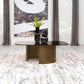 Morena - Rectangular Coffee Table With Tawny Tempered Glass Top Brushed - Bronze