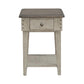 Ivy Hollow - Drawer Chair Side Table - White