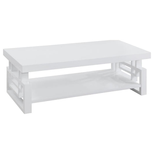 Schmitt - Rectangular Coffee Table - High Glossy White