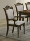 Willowbrook - Wood Dining Arm Chair (Set of 2) - Chestnut