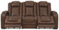 Backtrack - Chocolate - Pwr Rec Sofa With Adj Headrest