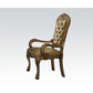 Dresden - Chair (Set of 2) - Bone PU & Gold Patina