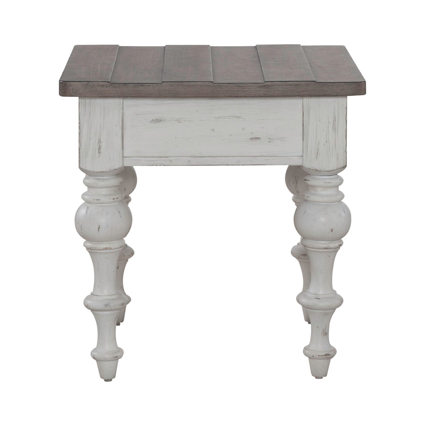 River Place - End Table - White